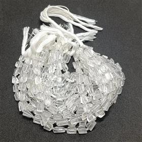 Wholesale Crystal Quartz Tumble Gemstone Beads 16 Inches Length