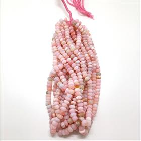 Wholesale Pink Dyed Opal Gemstones Beads 16 Inches Strand