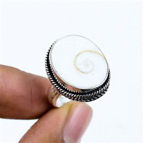 Shiva Eye Oval Shape Gemstone Handmade Boho Rings
