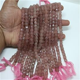 Wholesale Red Strawberry Quartz Gemstone Beads 16 Inches Length