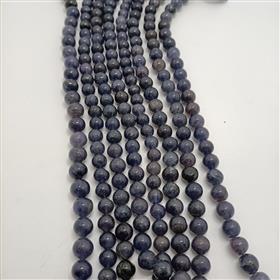 Wholesale Iolite Gemstone Round Beads 16 Inches Length