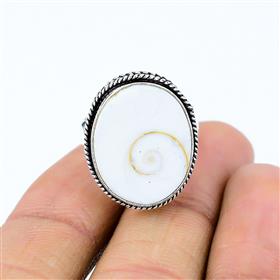 Shiva Eye Oval Shape Gemstone Handmade Boho Rings